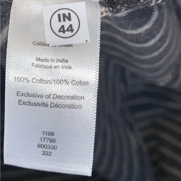 Coldwater creek vintage Embroidered Sleeveless maxi Dress gray charcoal 1x - Picture 4 of 6